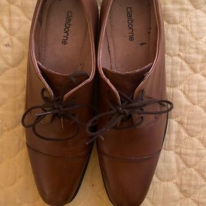 Mens Chestnut brown Liz Claiborne shoes size 10 1/2 M